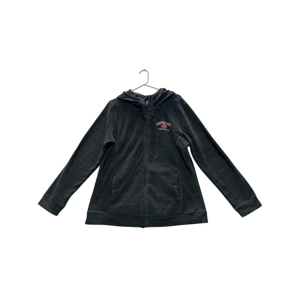 Kingswood Oxford Football Hoodie - Women's Size L - Charcoal Gray